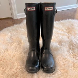 Hunter Rain Boots Black Size 7